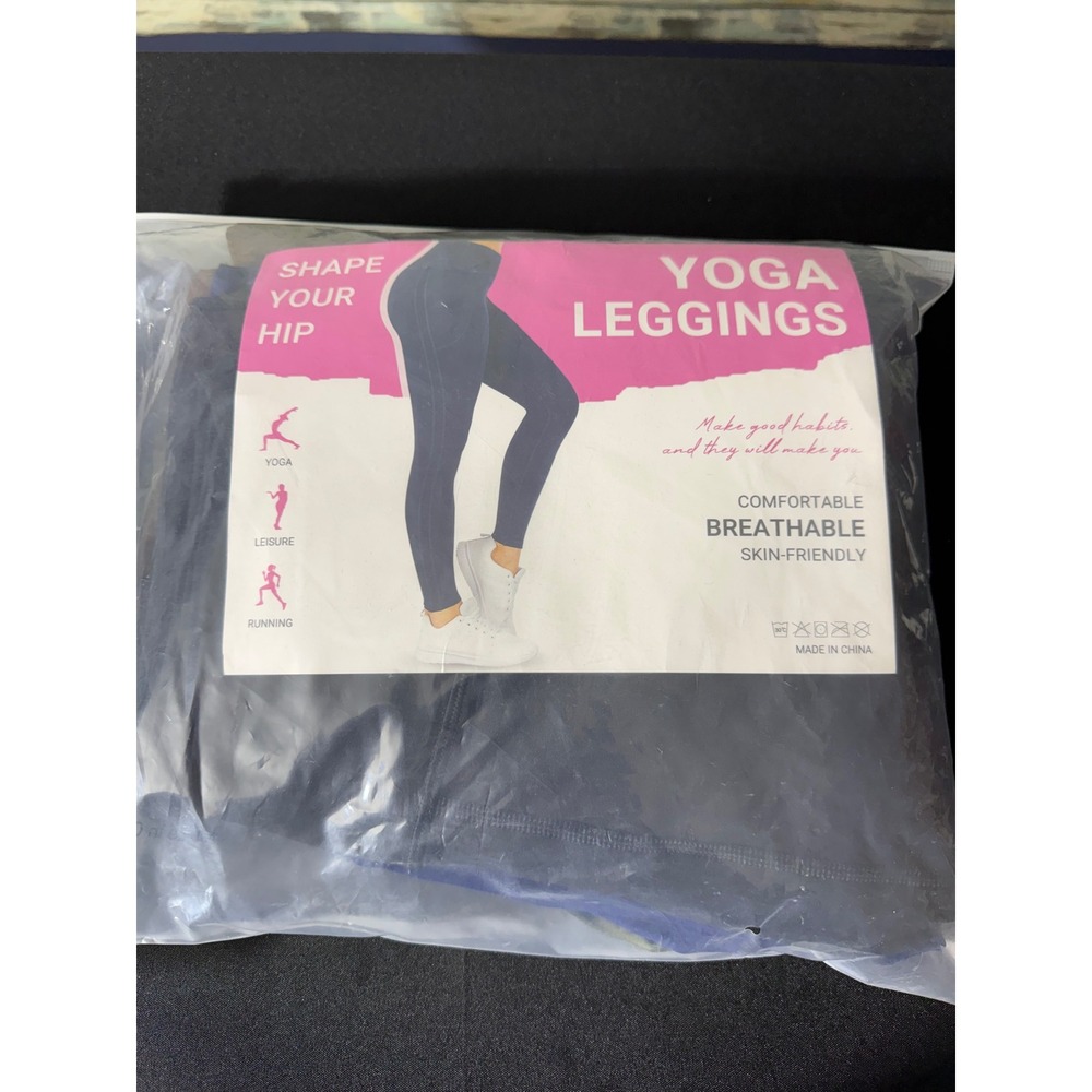MIRITY‎ 4 Pack Yoga Leggings 2XL Multicolor New Workout High Waisted Hip Lifting